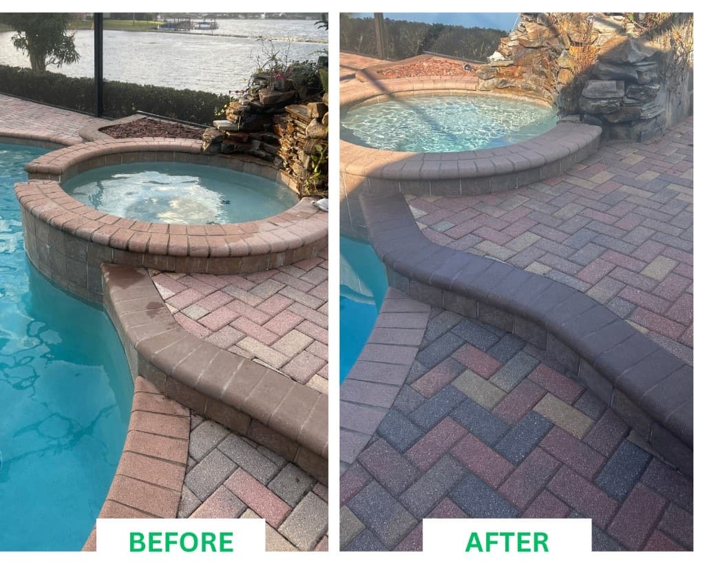 Pool & Spa Paver Deck Restoration